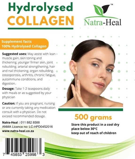 Hydrolysed Collagen Powder 500g